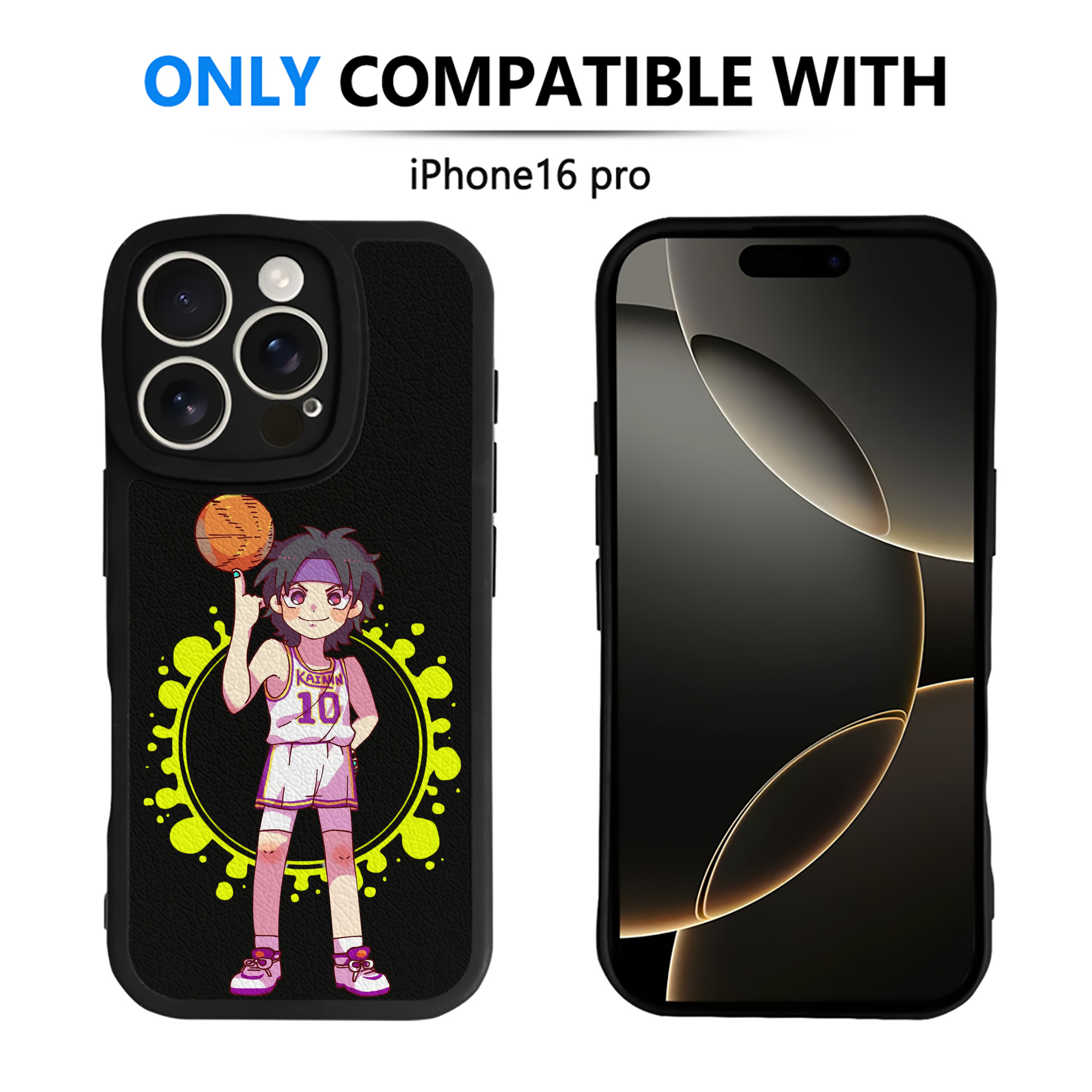 （画像用） SLAM DUNK／スラムダンク 【iPhone 16シリーズ対応】シリコンスマホケース（レザー調） 材質：シリコン